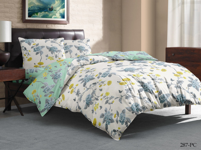 Постельное белье Cleo "Pure Cotton 287-PCE", 1.5-спальный, поплин (15/287-PCE)