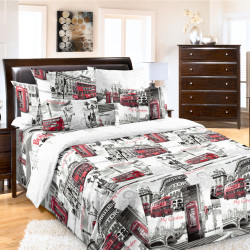 Постельное белье Чебоксарский Текстиль "London", 2-спальный, бязь (London-173)