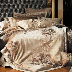 Постельное белье Фамилье "TJ-BEZ-01", 2-спальный, сатин (TJ-BEZ-01-173)