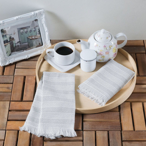 Набор полотенец Arya Home "Alfa", кухонные, 40x60, хлопок, 2 шт (8680943111913)