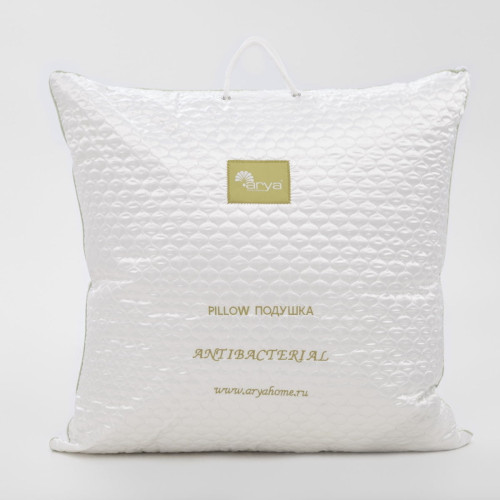 Подушка Arya Home "Антибактериальная", 70x70, микрофибра, микрофибра (8680943103444)