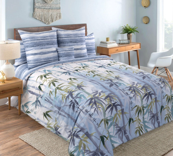 Постельное белье Королевское искушение (Текс-Дизайн) "Шанхай 4", евро, сатин, на молнии (Н4239207884)