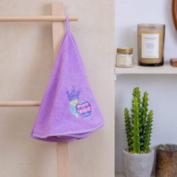 Полотенце Arya Home "Lavender", кухонное, 70x70, махровая ткань (8680943044051)