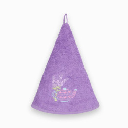 Полотенце Arya Home "Lavender", кухонное, 70x70, махровая ткань (8680943044051)
