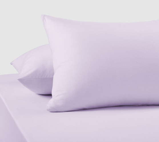 Наволочки Текс-Дизайн "Светло-сиреневый", 50x70, трикотаж, 2 шт (01Т2свсир)
