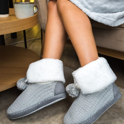 Тапочки Arya Женские Bella, 40 Серый