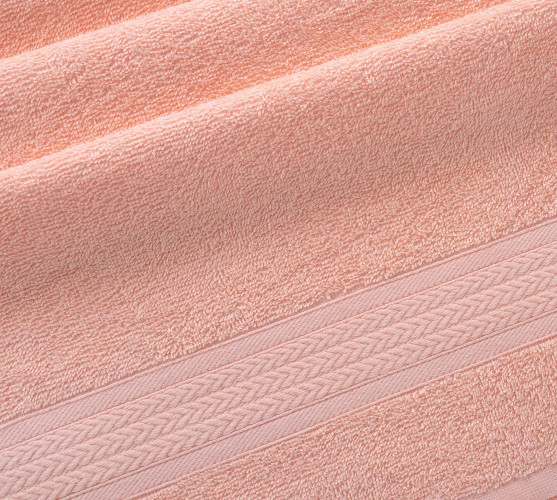 Полотенце Comfort Life (Текс-Дизайн) "Утро персик", для ванной, 70x140, махровая ткань (УтрПр7014040)