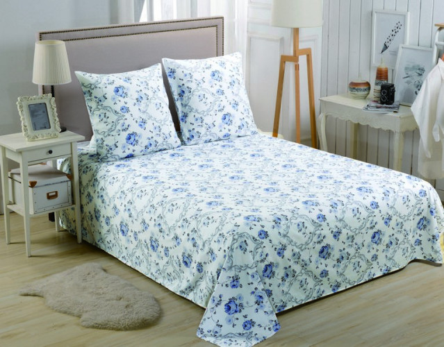 Простыня Valtery "PCR-232", 220x240, сатин (PCR-232-1781)