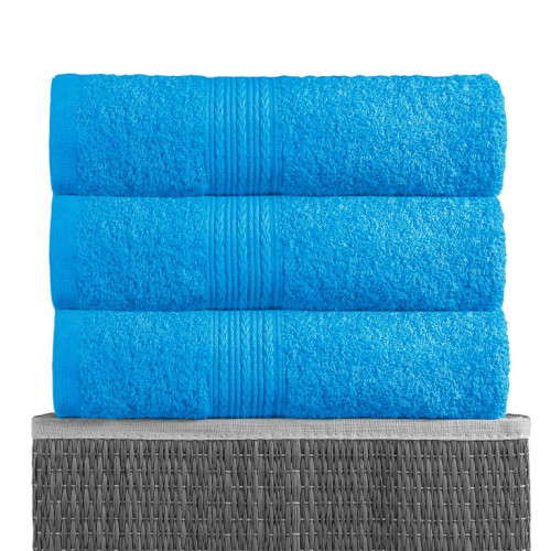 Полотенце BAYRAMALY, 100x180, махровая ткань (BAYRAMALY -100х180-св. го)