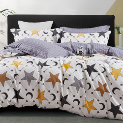 Постельное белье Cleo &quot;0014-SK&quot;, 2-спальный, сатин, на молнии (CLEO-SK-2/0014)