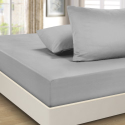 Простыня Valtery "PRC-R-16", 200x200, сатин, на резинке (PRC-R-16-1785)