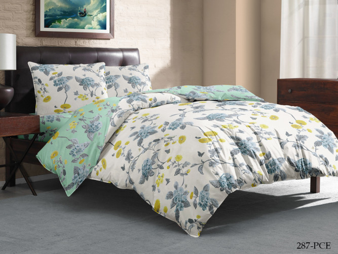 Постельное белье Cleo "Pure Cotton 287-PCE", семейный, поплин (41/287-PCE)