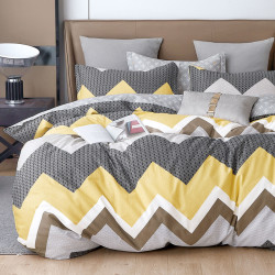 Постельное белье Cleo "Satin de Luxe 0076-SK", 2-спальный, сатин, на молнии (22/0076-SK)