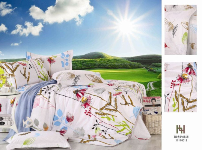 Постельное белье Valtery "П-35", семейный, поплин (П-35-171)