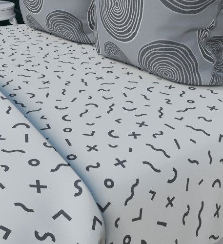 Постельное белье Valtery "Чикаго", 1.5-спальный, бязь (2824-4-1249)