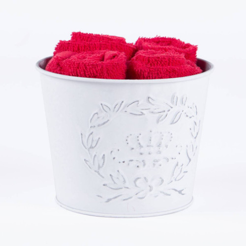 Набор полотенец Arya Home "Shabby", подарочные, 30x30, махровая ткань, 4 шт (8680943054210)