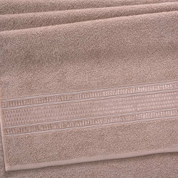 Полотенце Comfort Life (Текс-Дизайн) &quot;Фортуна какао&quot;, банное, 70x140, махровая ткань (ФртКк714аи43)