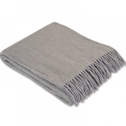 Плед Valtery, 170x200, шерсть мериноса (Pled Merinos grey-2156)