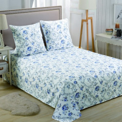 Простыня Valtery "PCR-232", 160x220, сатин (PCR-232-1779)