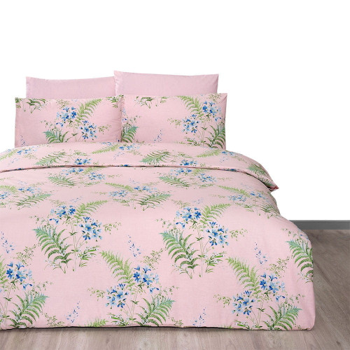 Постельное белье Arya Home "Palm", 1.5-спальный, ранфорс, печатное (8680943211927)