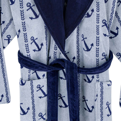 Халат Arya Home "Anchor", 2XL, хлопок (8680943096593)