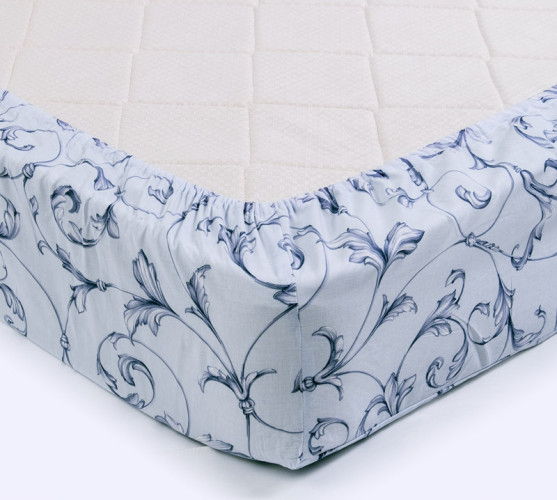 Простыня Королевское искушение (Текс-Дизайн) "Габриэль компаньон 4", 90x200, перкаль, на резинке (Р110П199074)