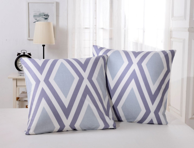 Наволочки печатные Valtery "NCT-245", 70x70, сатин, 2 шт (NCT-245-1852)