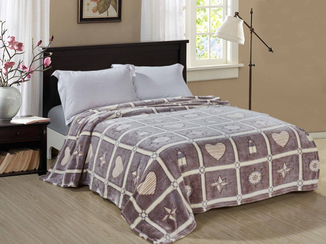 Плед Cleo "BAMBOO", 200x220, велсофт (200/139-pb)