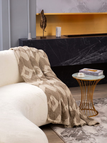 Плед Arya Home "Gigi", 200x220, хлопок (8680943225368)