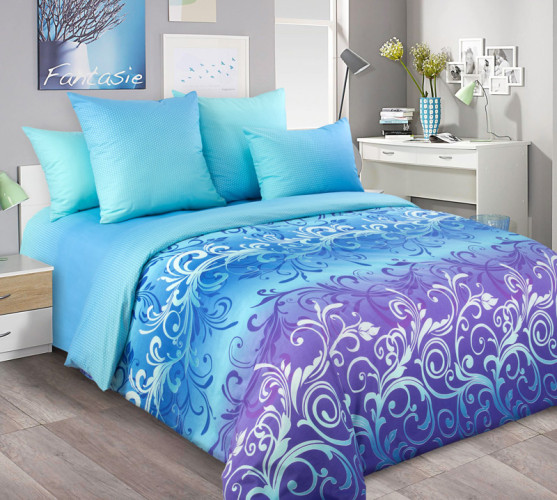 Постельное белье Белиссимо (Текс-Дизайн) "Фрея 1", евро, поплин (4150ЛН203811)