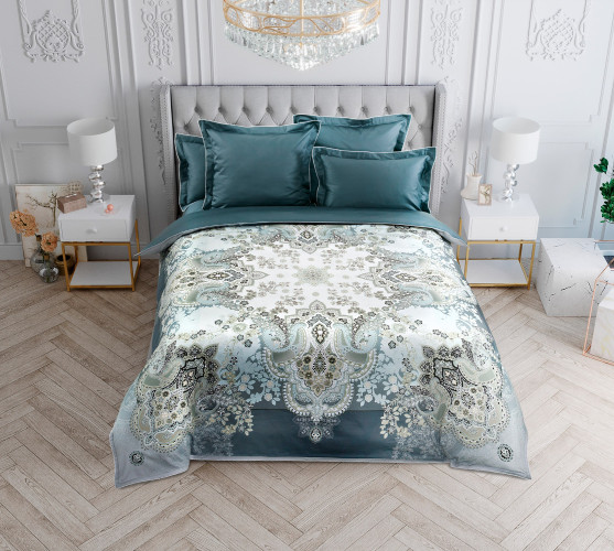 Постельное белье Legends (Текс-Дизайн) "В свете звезд", евро, сатин, на молнии (L7323FG22009)