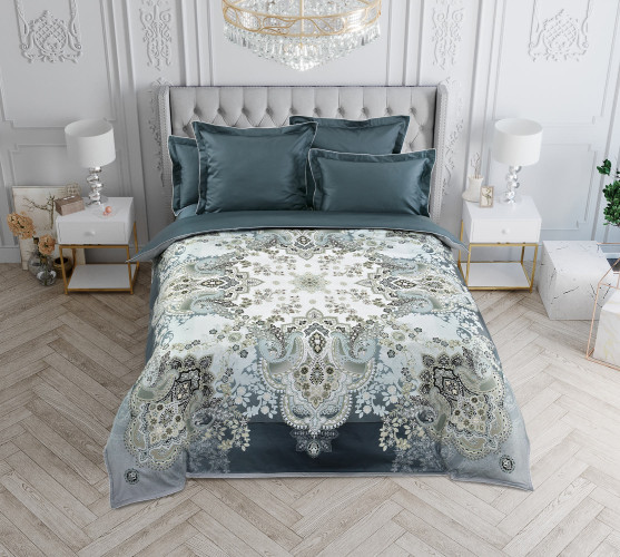 Постельное белье Legends (Текс-Дизайн) "В свете звезд", евро, сатин, на молнии (L7323FG22009)