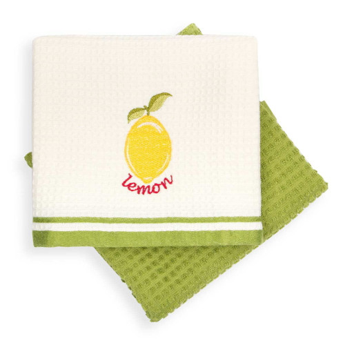 Набор полотенец Arya Home "Olive B", кухонные, 40x60, махровая ткань, 2 шт (8680943074607)