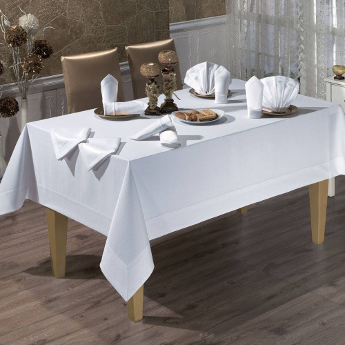 Скатерть Arya Home "Honey", 160x220, полиэстер (8680943058751)