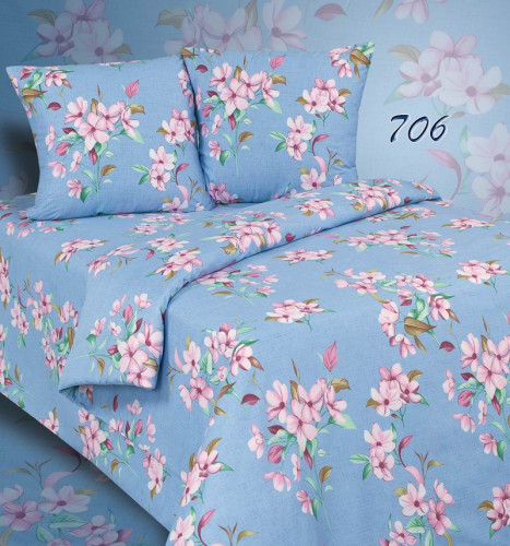 Постельное белье AlViTek (АльВиТек) "706-ПА", евро, поплин (АльВиТек-ПA-3-706)