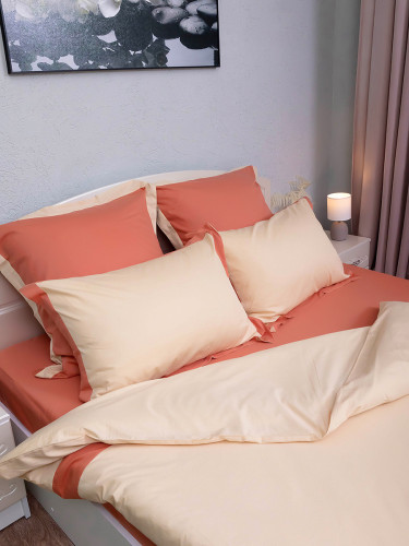 Постельное белье Valtery "OD-17", евро, сатин (OD-17-1253)