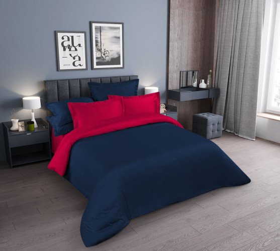 Постельное белье Королевское искушение (Текс-Дизайн) "Содалит", 2-спальный, сатин, на молнии (3313Г8635010)