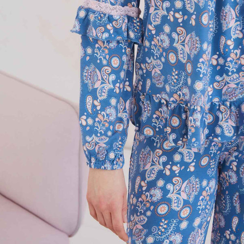 Пижама Arya Женская 5722+5723 Синий, S