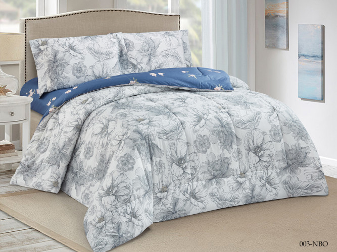 Постельное белье Cleo "Notte Bianca 003-NBO", 2-спальный, сатин (22/003-NBO)