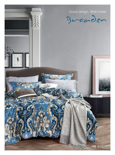 Постельное белье Фамилье "SDS-68", евро, сатин (SDS-68-1253)