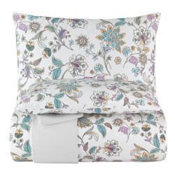 Постельное белье Arya Home "Cream Blossom", евро, ранфорс, печатное (8680943211965)