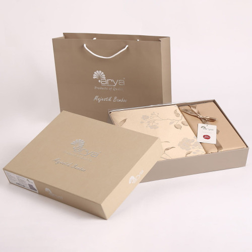 Постельное белье Arya Home "Huda", евро, жаккард (8680943081858)