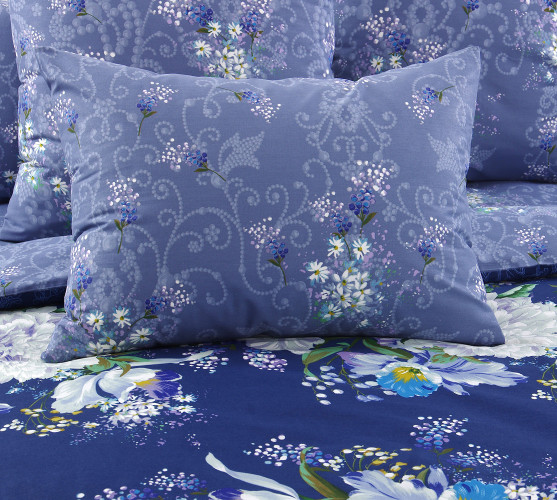 Постельное белье Королевское искушение (Текс-Дизайн) "Белый стих 1", евро, перкаль (4250ПН209601)