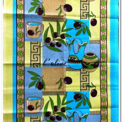 Набор полотенец вафельных Valtery &quot;ОЛИВКИ-1022&quot;, 50x60, хлопок, 3 шт (1022-1498)