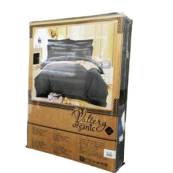 Постельное белье Valtery &quot;LE-06&quot;, семейный, лён с хлопком (LE-06-1255)