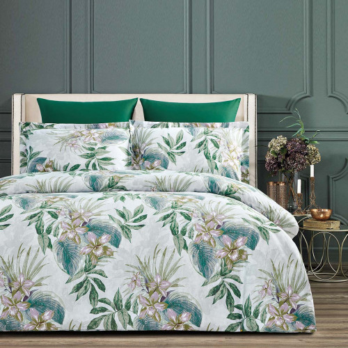 Постельное белье Arya Home "Della", евро, сатин, печатное (8680943081582)