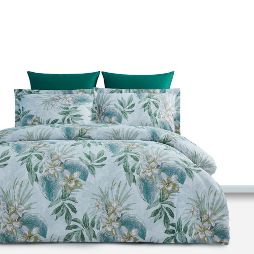 Постельное белье Arya Home "Della", евро, сатин, печатное (8680943081582)