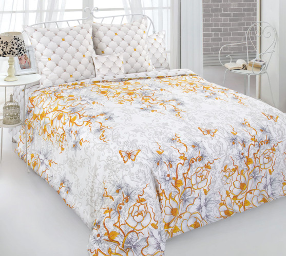 Постельное белье Королевское искушение (Текс-Дизайн) "Злата 3", евро, сатин, на молнии (Н4239206303)