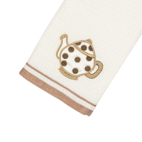 Набор полотенец Arya Home "Tea Time", кухонные, 40x60, махровая ткань, 2 шт (8680943043979)