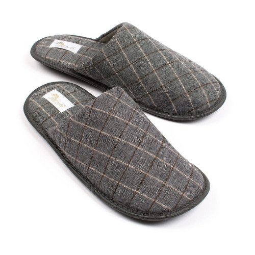 Тапочки Arya Мужские, Merlin, 42-43 Серый, Коричневый
